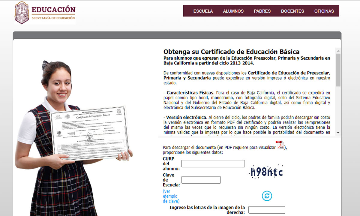 ¿Cómo sacar mi certificado de secundaria en Baja California?